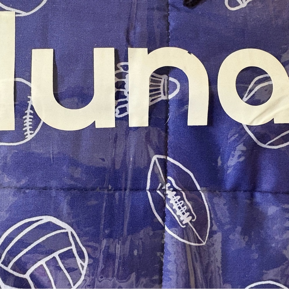 Luna Kids Weighted Blanket 36 x 48 10lv Navy Sports